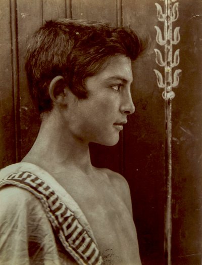 Portrait of a Sicilian Boy by Baron Wilhelm von Gloeden